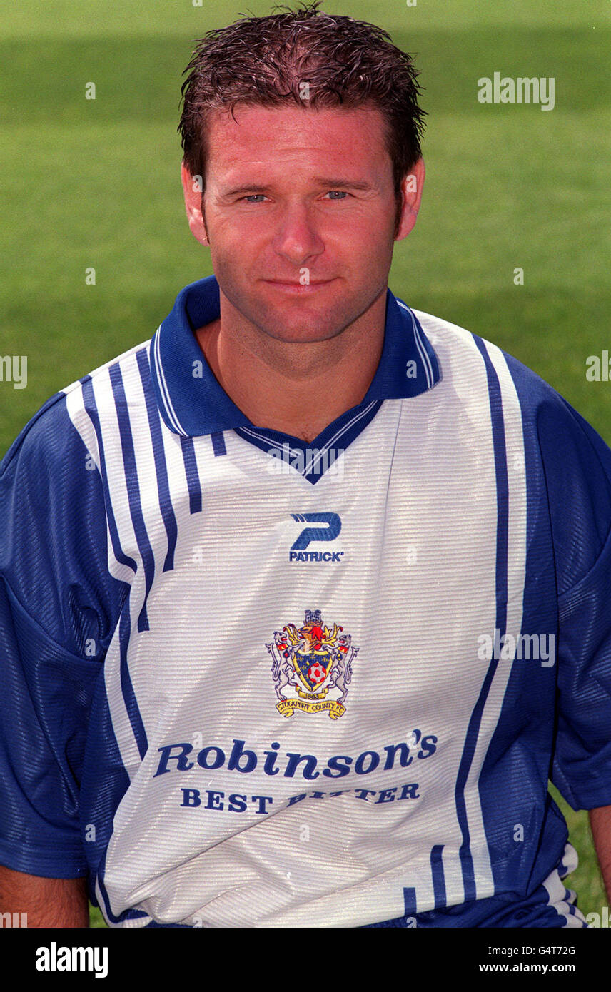 Tony Ellis/Stockport County. Tony Ellis vom Stockport County Football