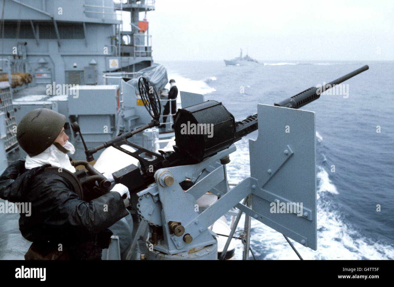 Die Falkland-Krieg - Royal Navy - 1982 Stockfoto