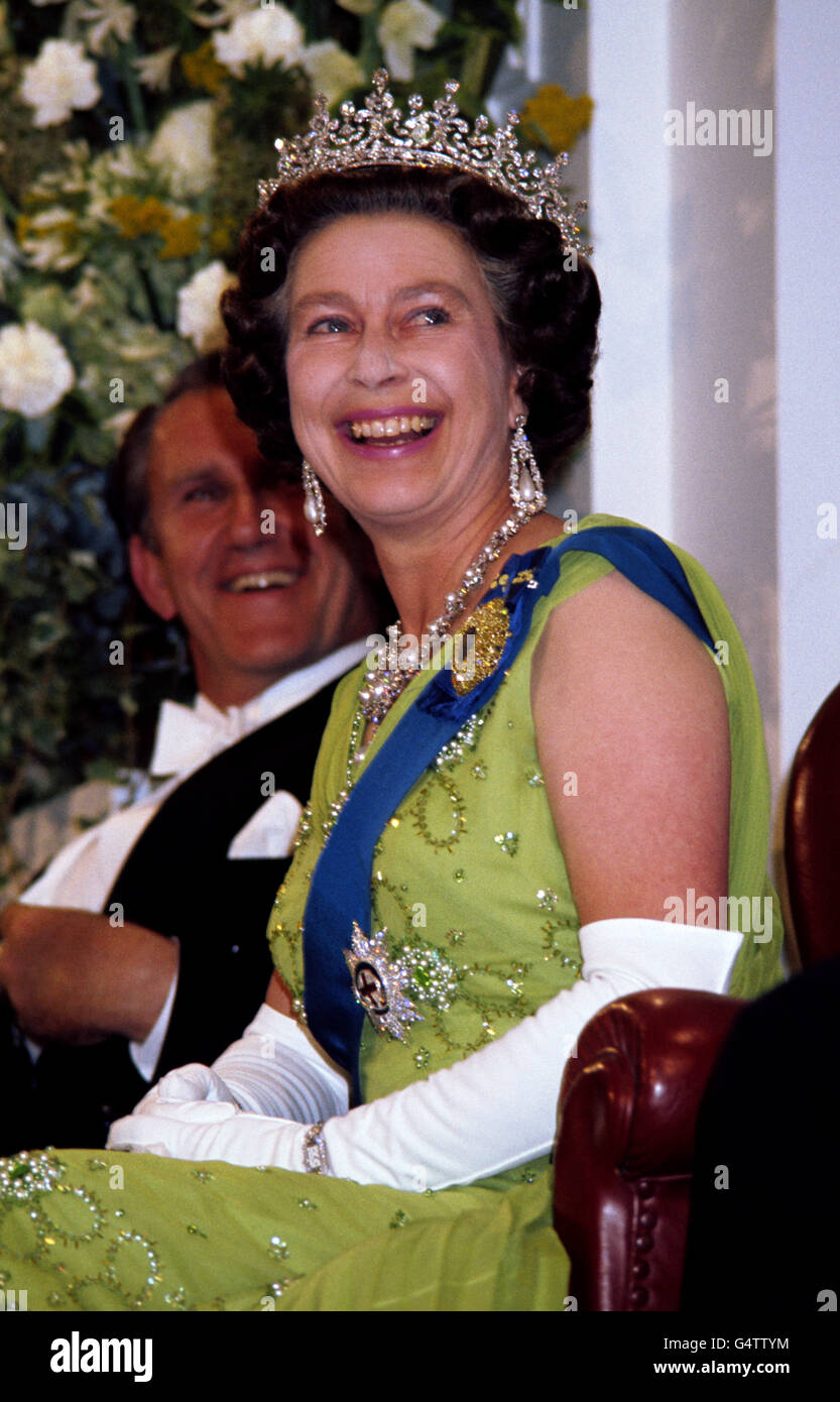 Royalty - Königin Elizabeth II Silver Jubilee - Australien Stockfoto
