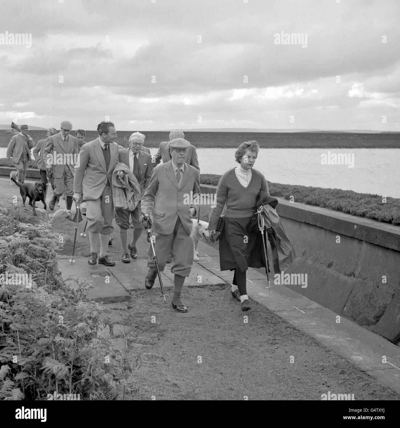 Schießen - Moorhuhn schießen - Barden High Moor, Yorkshire Stockfoto