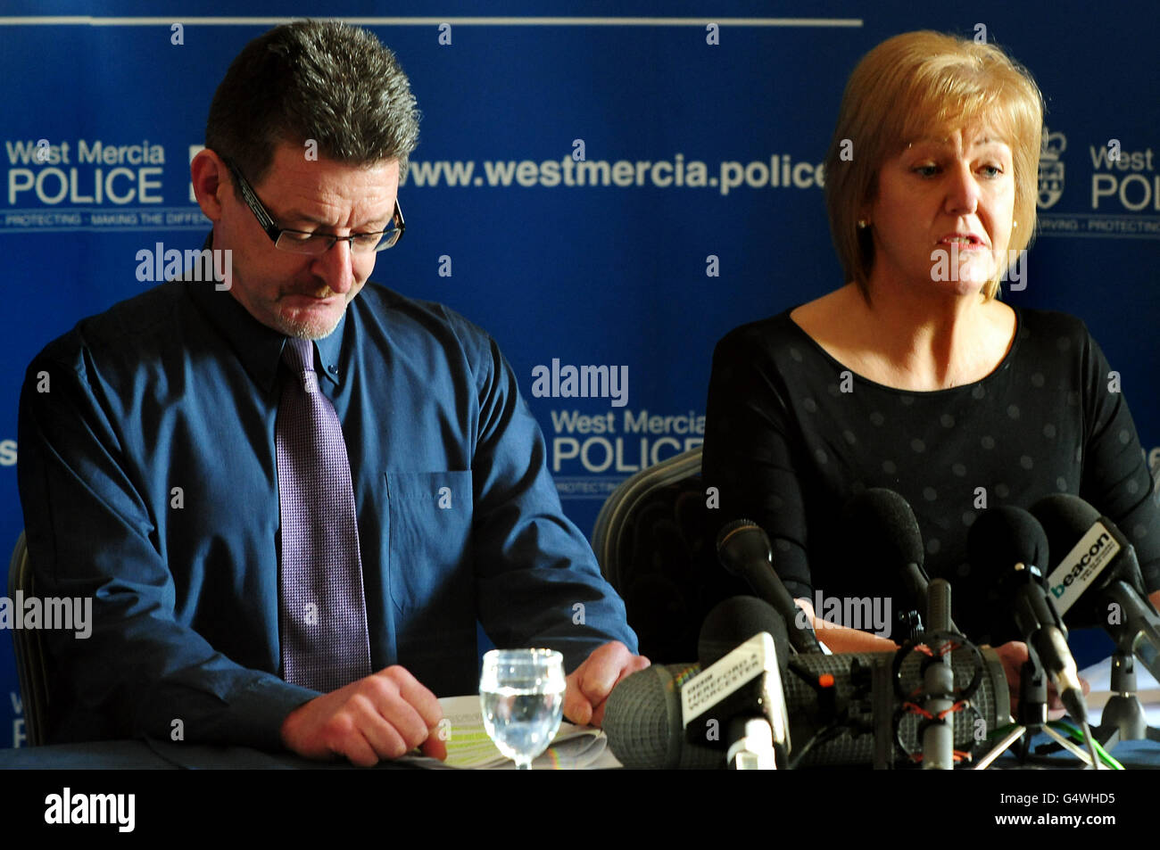 Ferienhaus-Mord Stockfoto