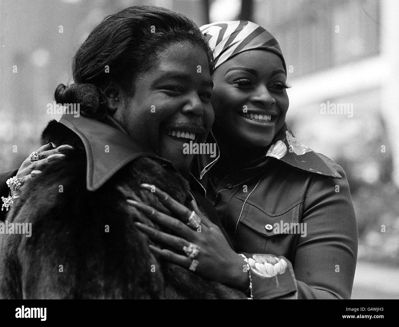 Singer Barry White Wife Glodean Schwarzweiss Stockfotos Und Bilder Alamy