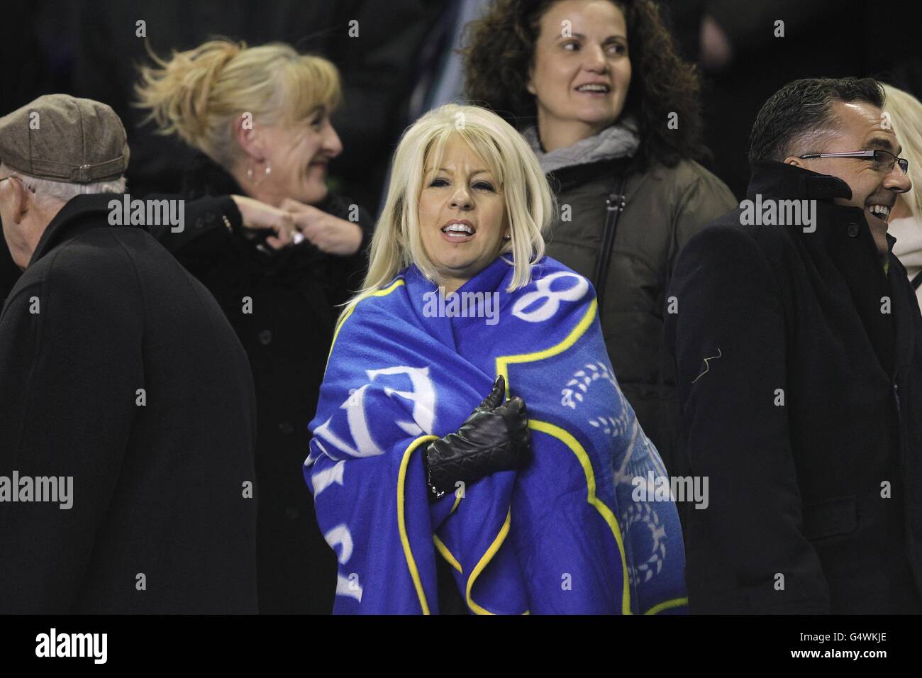 Fußball - Barclays Premier League - Everton gegen Manchester City - Goodison Park Stockfoto
