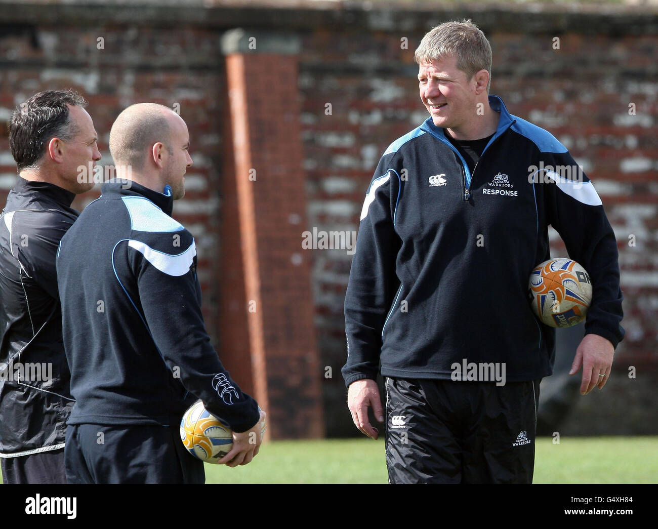 Rugby Union - Glasgow Warriors Training Session - Scotstoun Stadium. Glasgows Shade Munro während einer Trainingseinheit im Scotstoun Stadium, Glasgow. Stockfoto