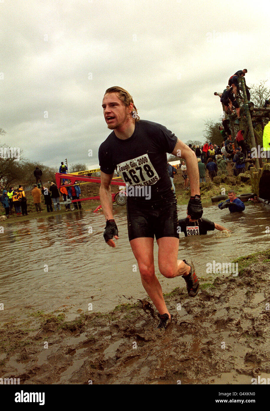Tough Guy 2000 Schlamm Stockfoto