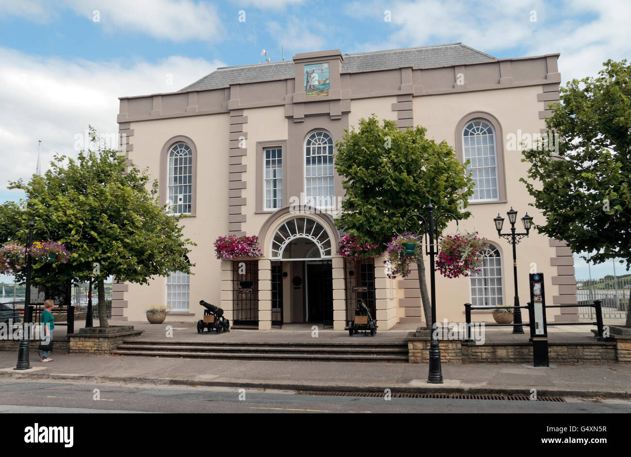 Das Rathaus in Youghal, Co. Cork, Irland (Eire). Stockfoto