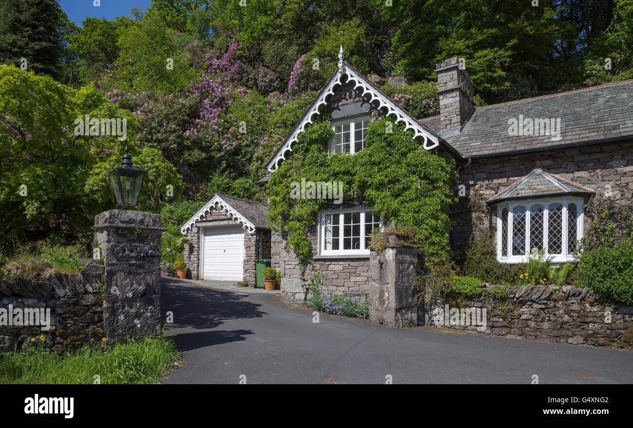 Cumbrian Lodge, Grasmere, The Lake District, England Stockfoto