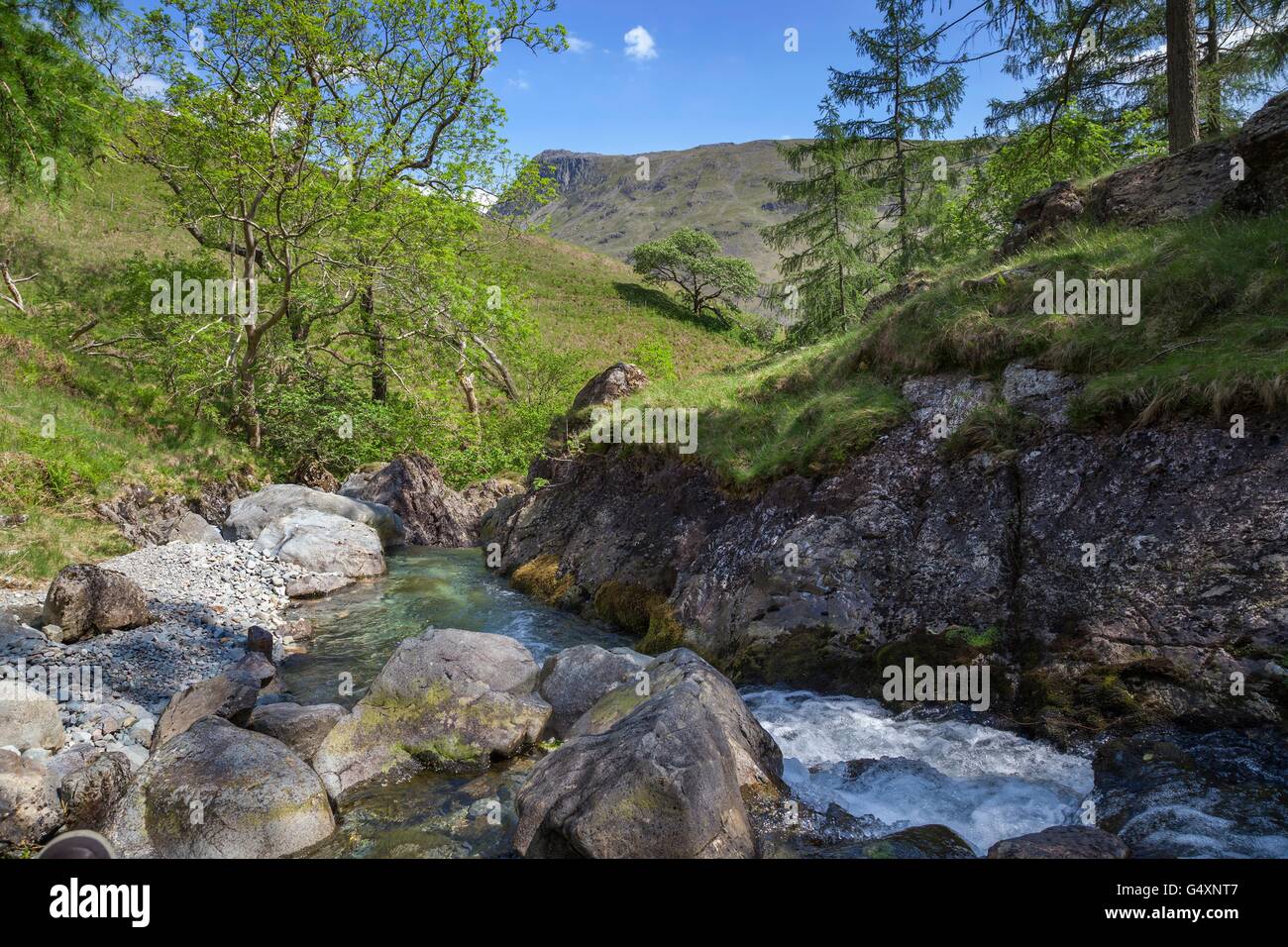 Ritson die Kraft, Wasdale Head, Lake District, Cumbria, England Stockfoto