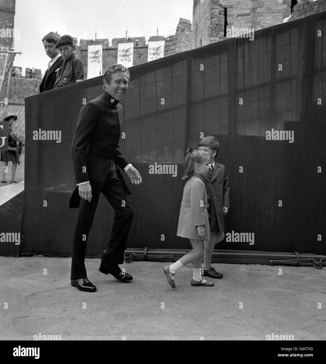 Royalty - Investitur des Prinzen von Wales - Caernarfon Castle Stockfoto