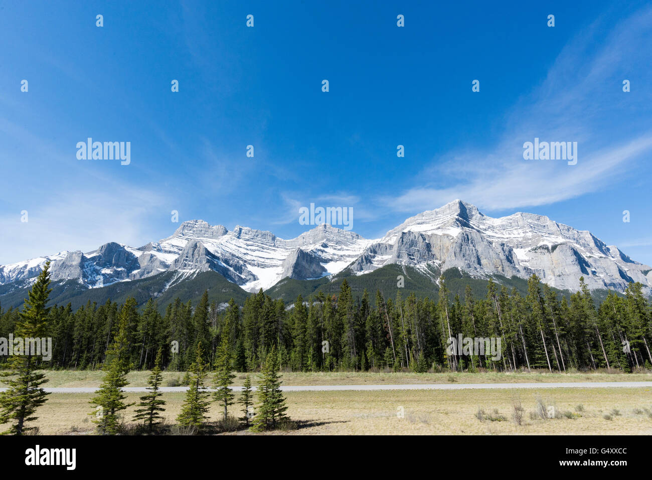 Kanada, Alberta Banff National Park, Weg durch die Wildnis Stockfoto