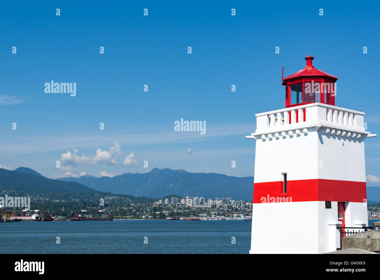 Kanada, British Columbia, Vancouver, einem kanadischen Leuchtturm in Vancouver Stockfoto