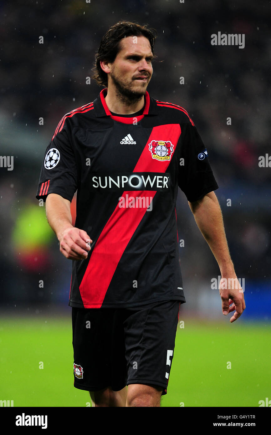 Fußball - UEFA-Champions-League - Runde der letzten 16 - Hinspiel - Bayer Leverkusen V Barcelona - Bay-Arena Stockfoto