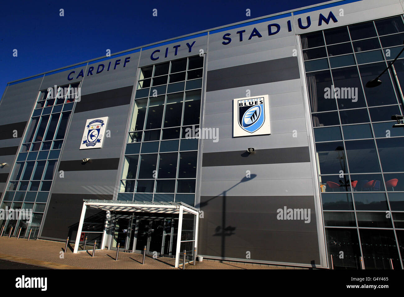 Cardiff City Stadium - Wales. Ein allgemeiner Blick auf das Cardiff City Stadium, Heimstadion des Cardiff City Football Club. Stockfoto