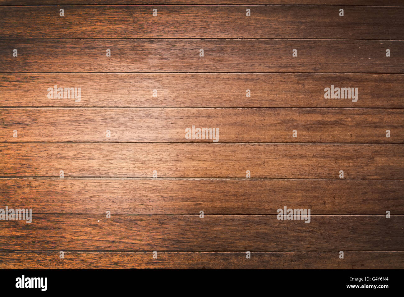 Braune hölzerne Planken Hintergrund Textur Closeup marine-Stil. Stockfoto