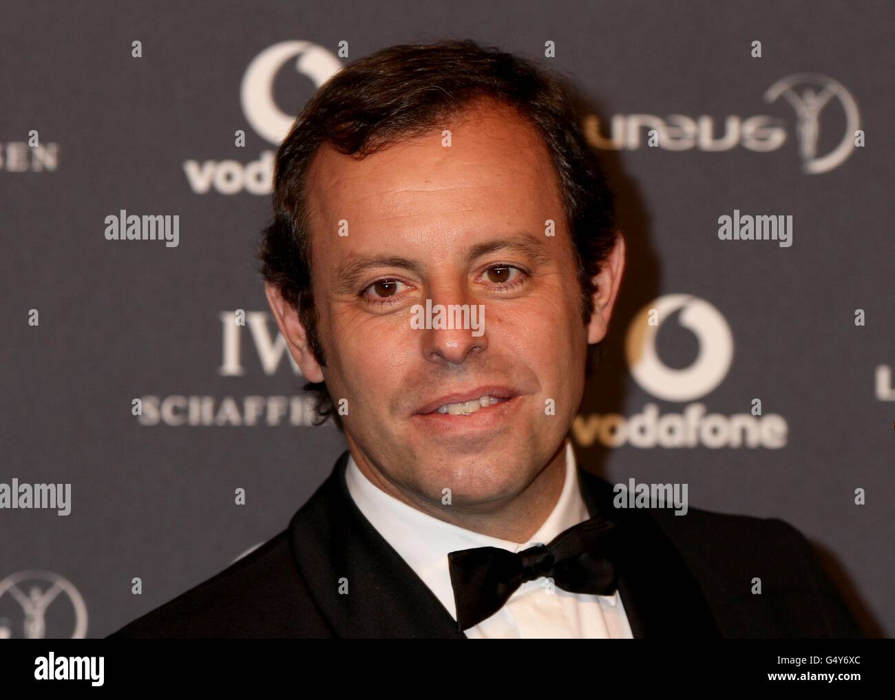Sandro Rosell der FC BarcelonaVorsitzende Gewinner des Laureus World