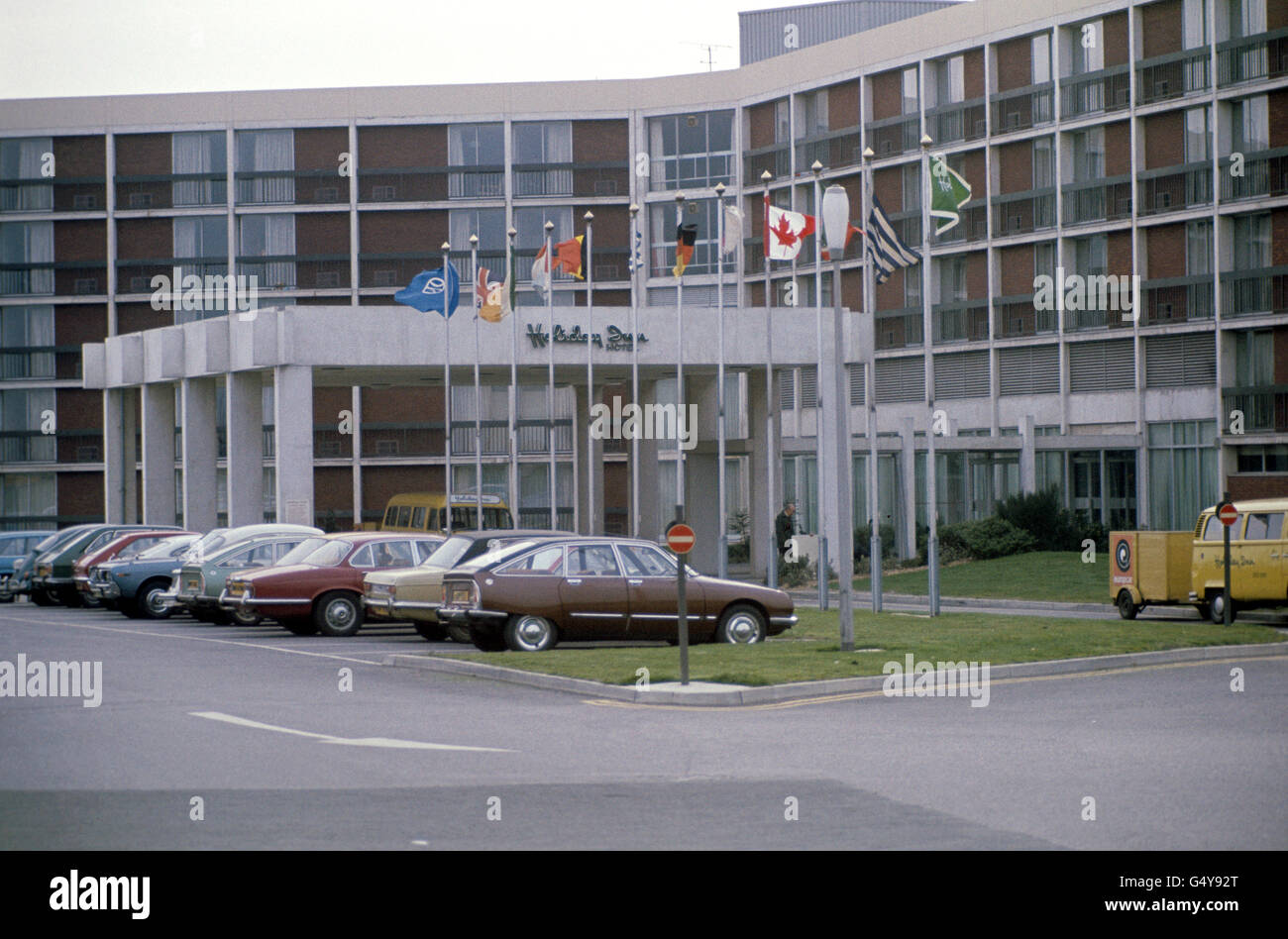 Air Travel - Heathrow-Flughafen-Hotels - London Heathrow Airport Stockfoto