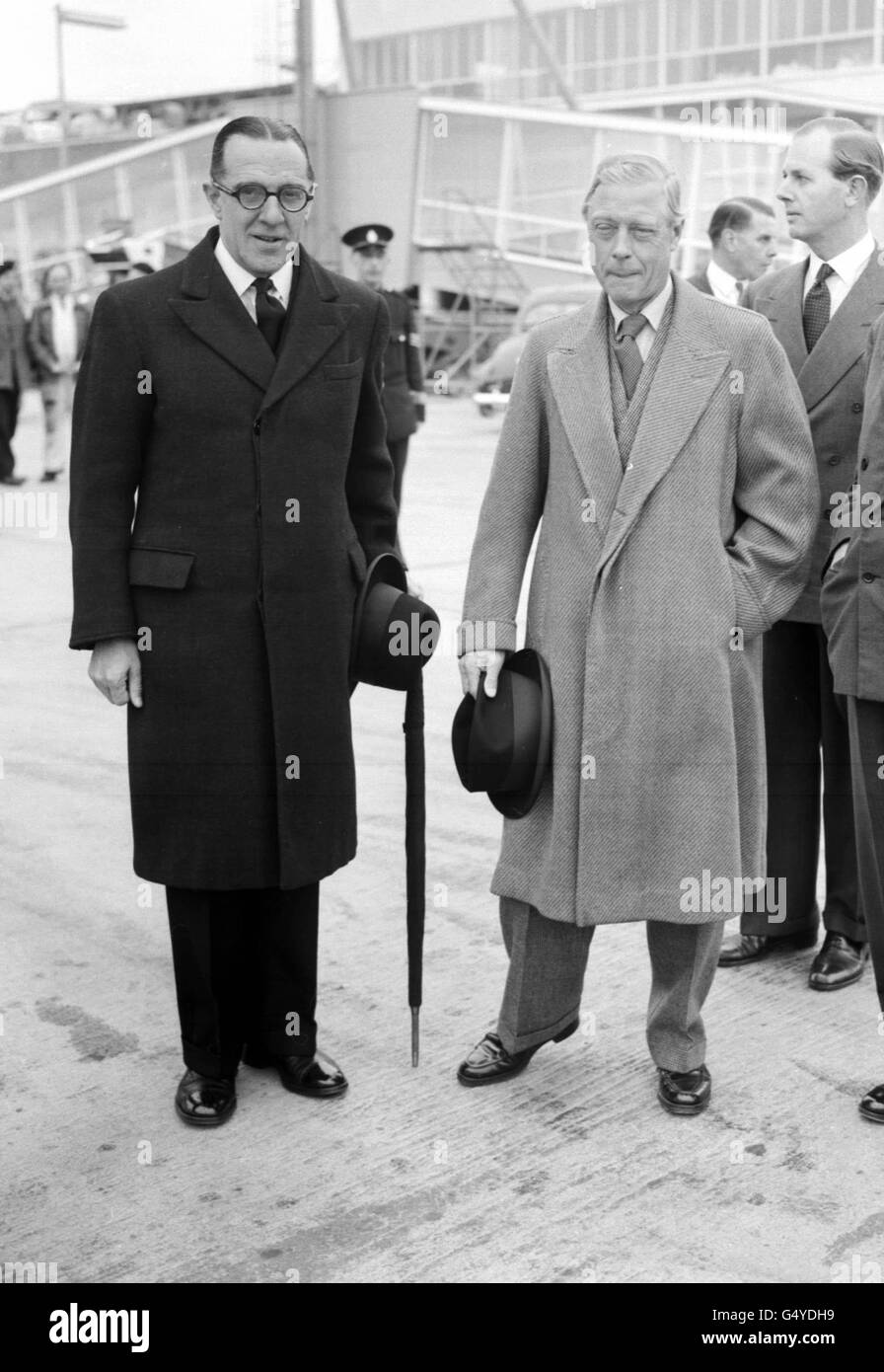 Freigabe briefe archiv walter monckton Fotos und Bildmaterial in