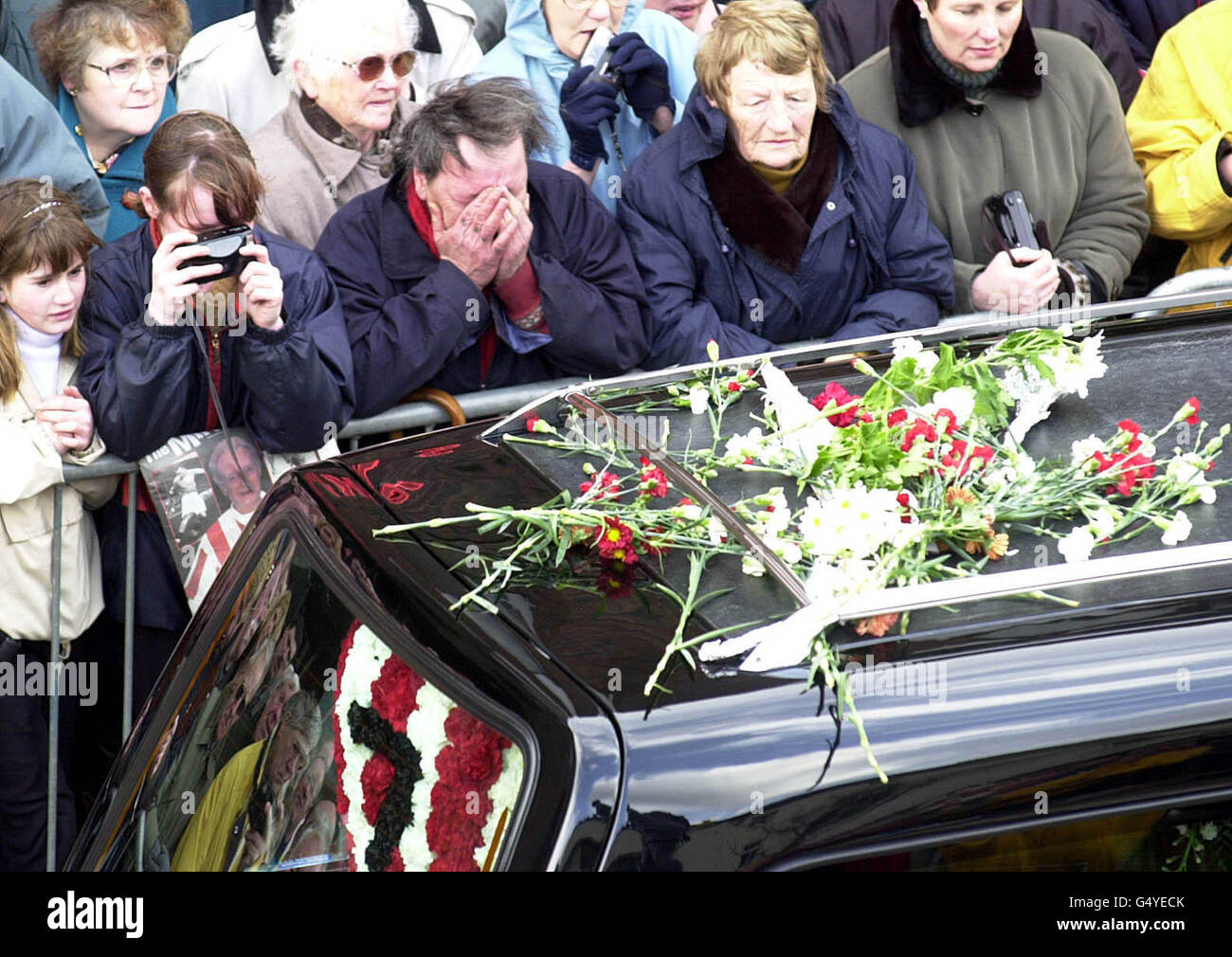 Stan Matthews Leichenwagen Statue Tribut Stockfoto