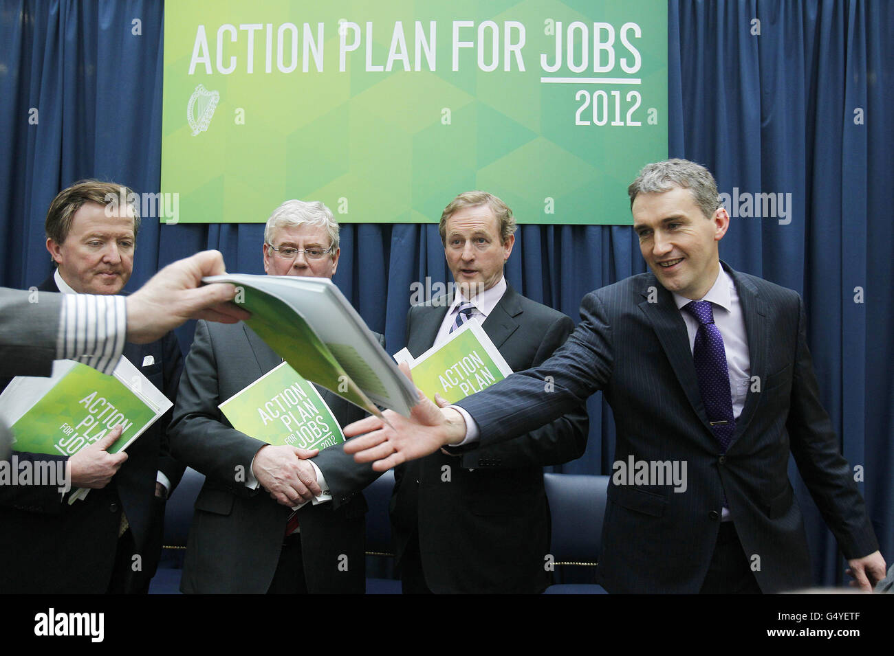 Aktionsplan für Beschäftigung Stockfoto