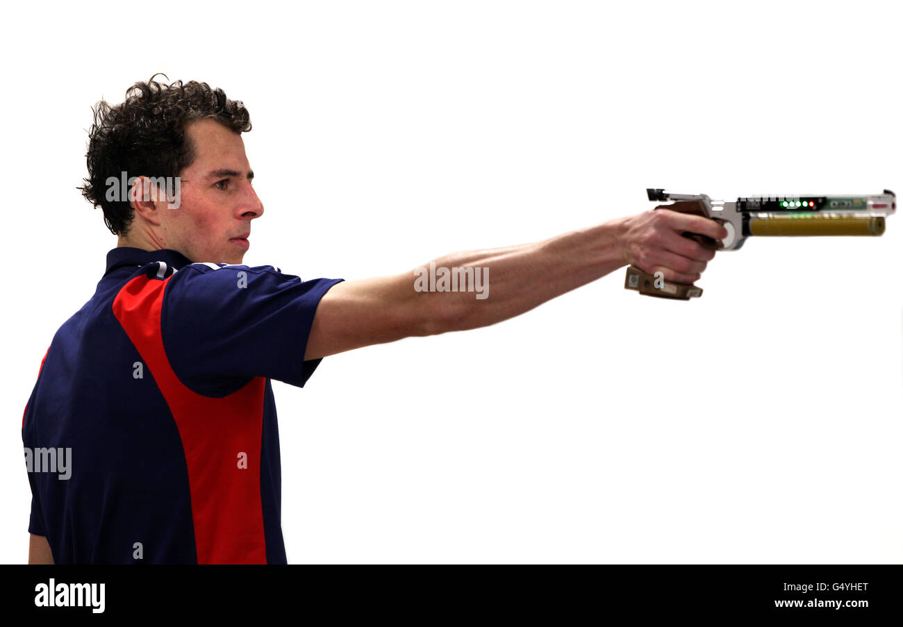 Moderner Fünfkampf - GB Männer Team Photocall - University of Bath Stockfoto