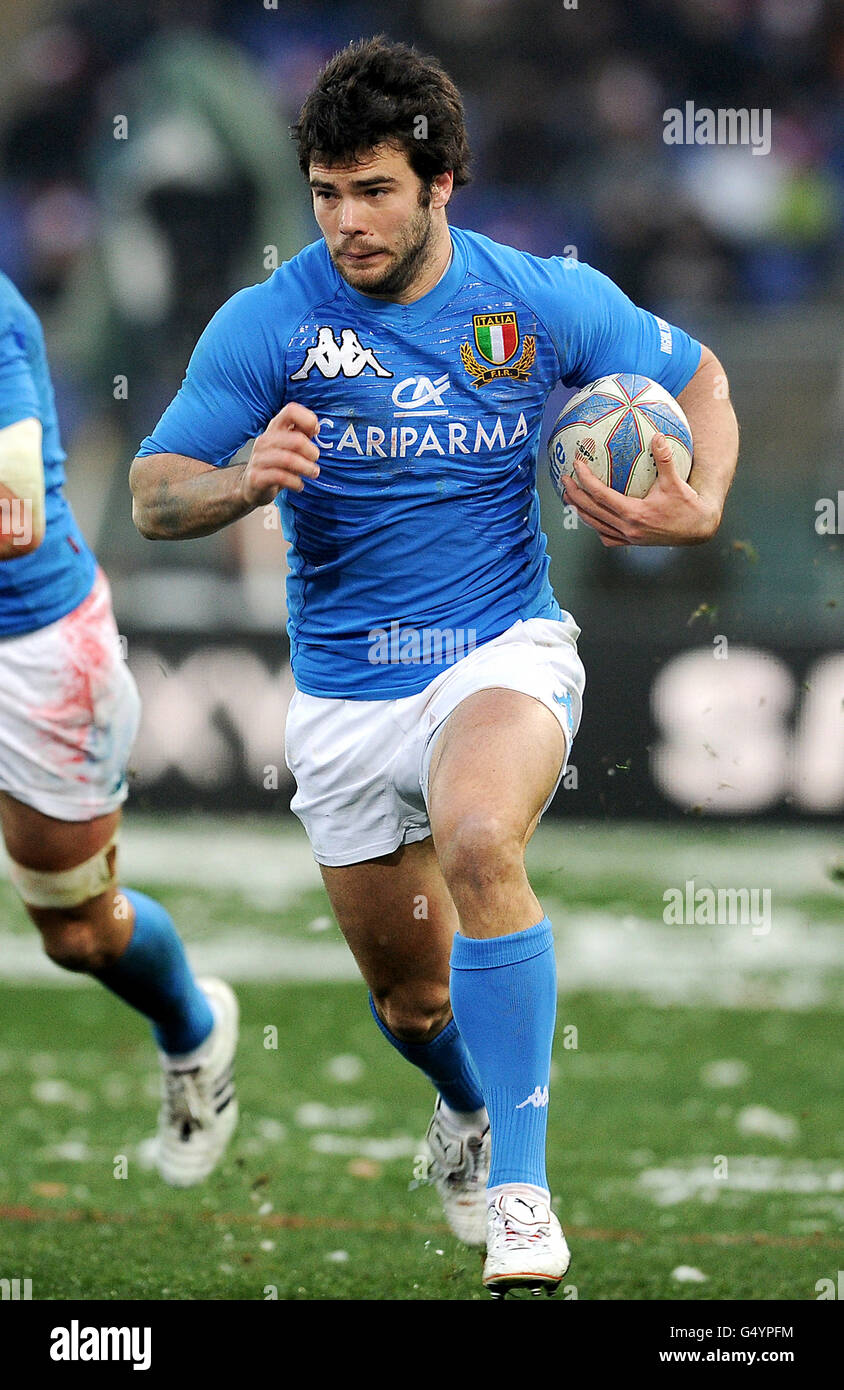 Rugby-Union - RBS 6 Nations Championship 2012 - Italien / England - Stadio Olympico Stockfoto