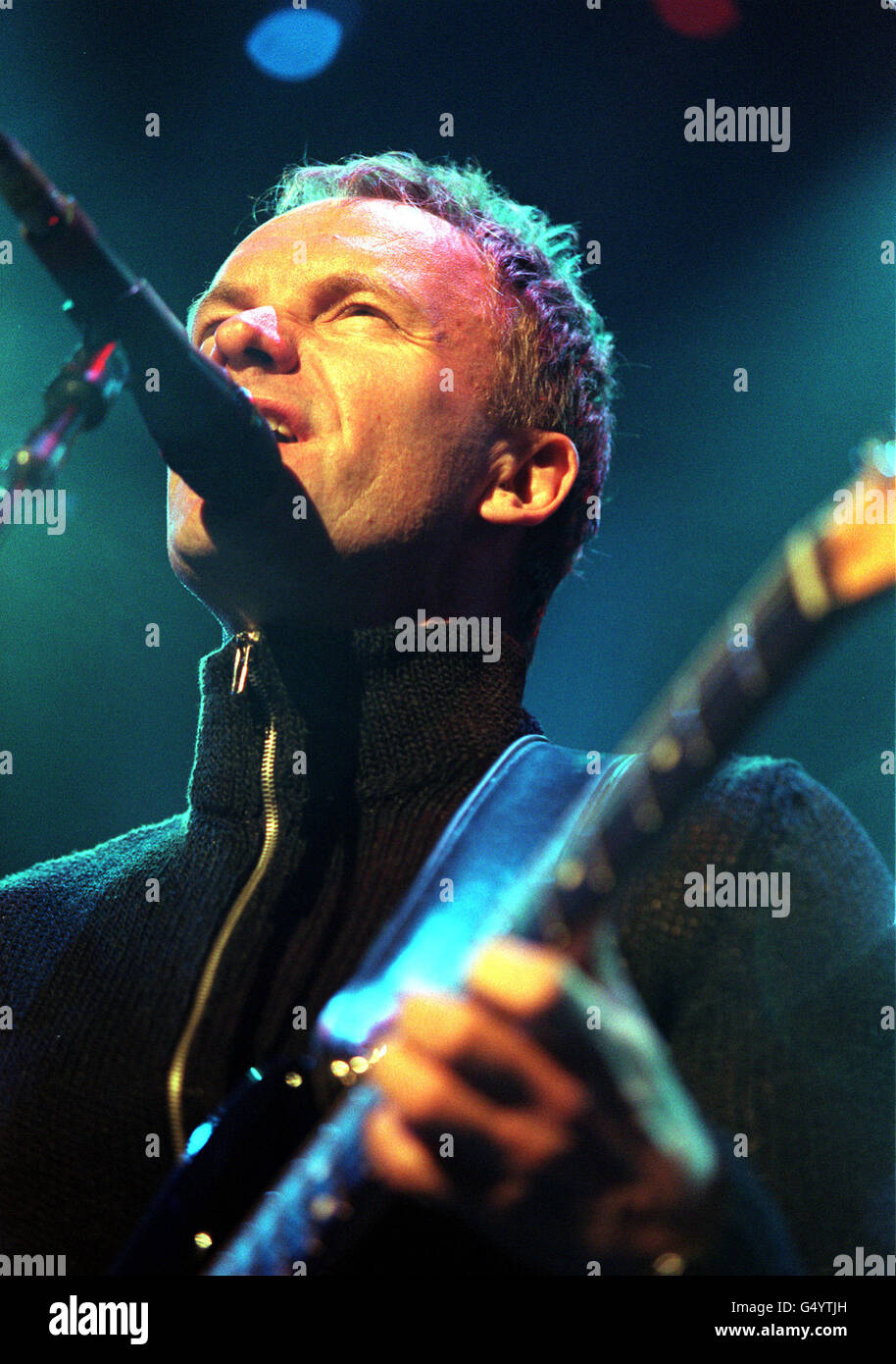Musiker Sting tritt in der Royal Albert Hall auf. Stockfoto