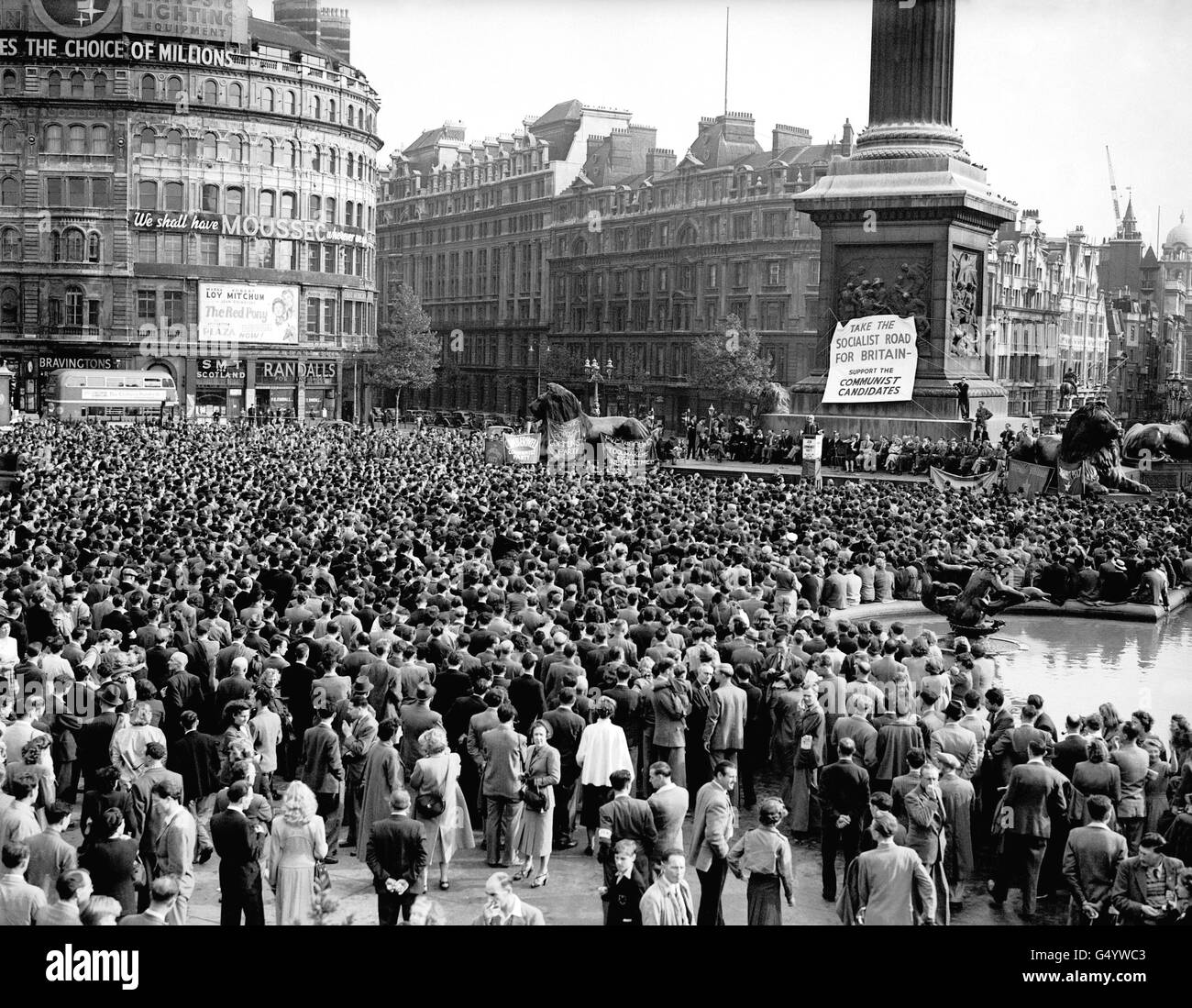 Politik - kommunistische Partei von Großbritannien Wahlkampf - London Stockfoto