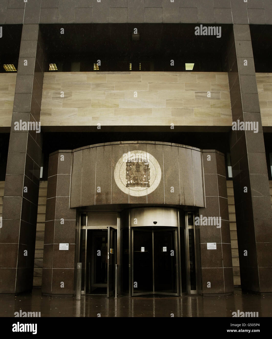 Glasgow Sheriff Court. Gesamtansicht des Glasgow Sheriff Court Stockfoto