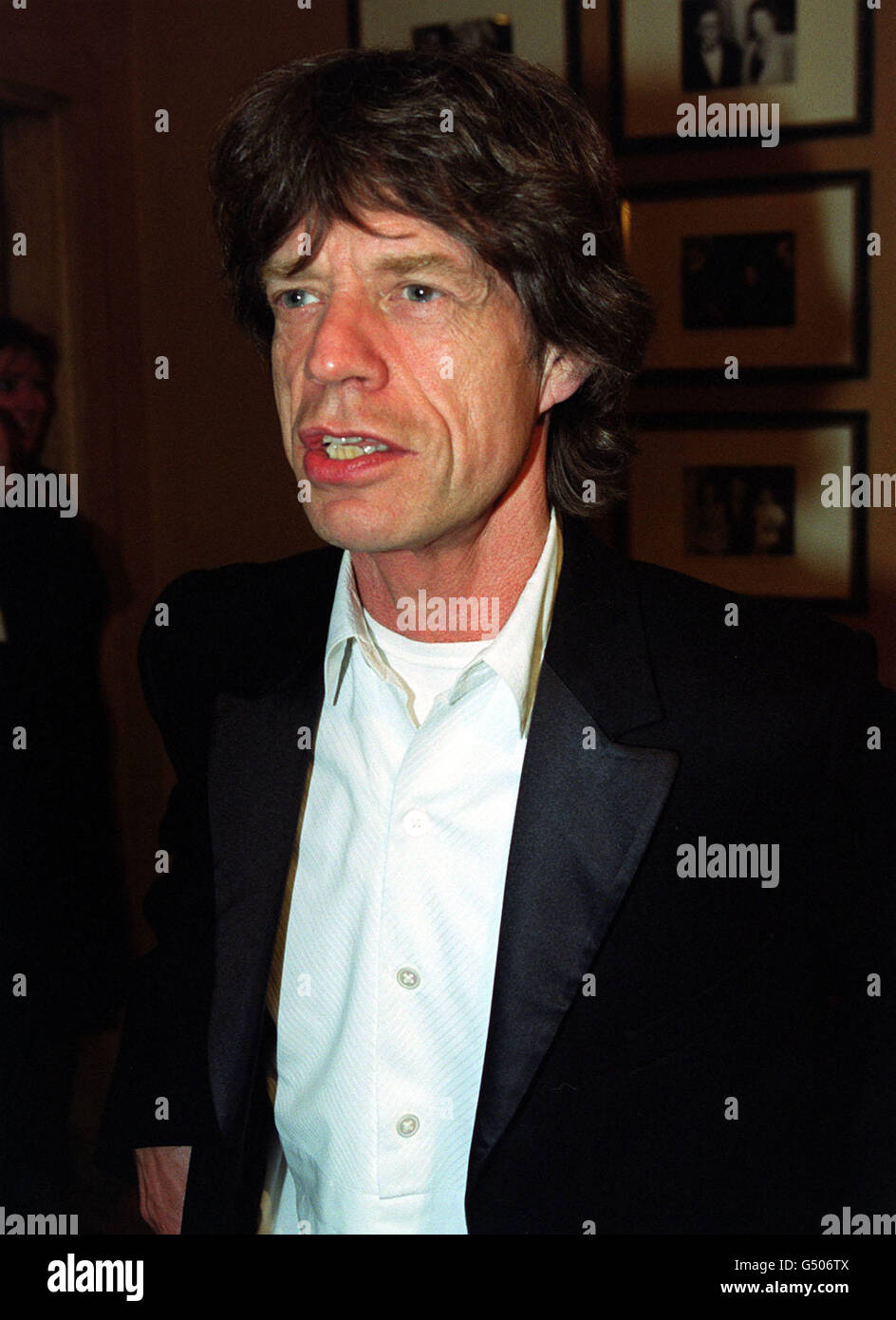 BAFTA MickJagger Stockfoto