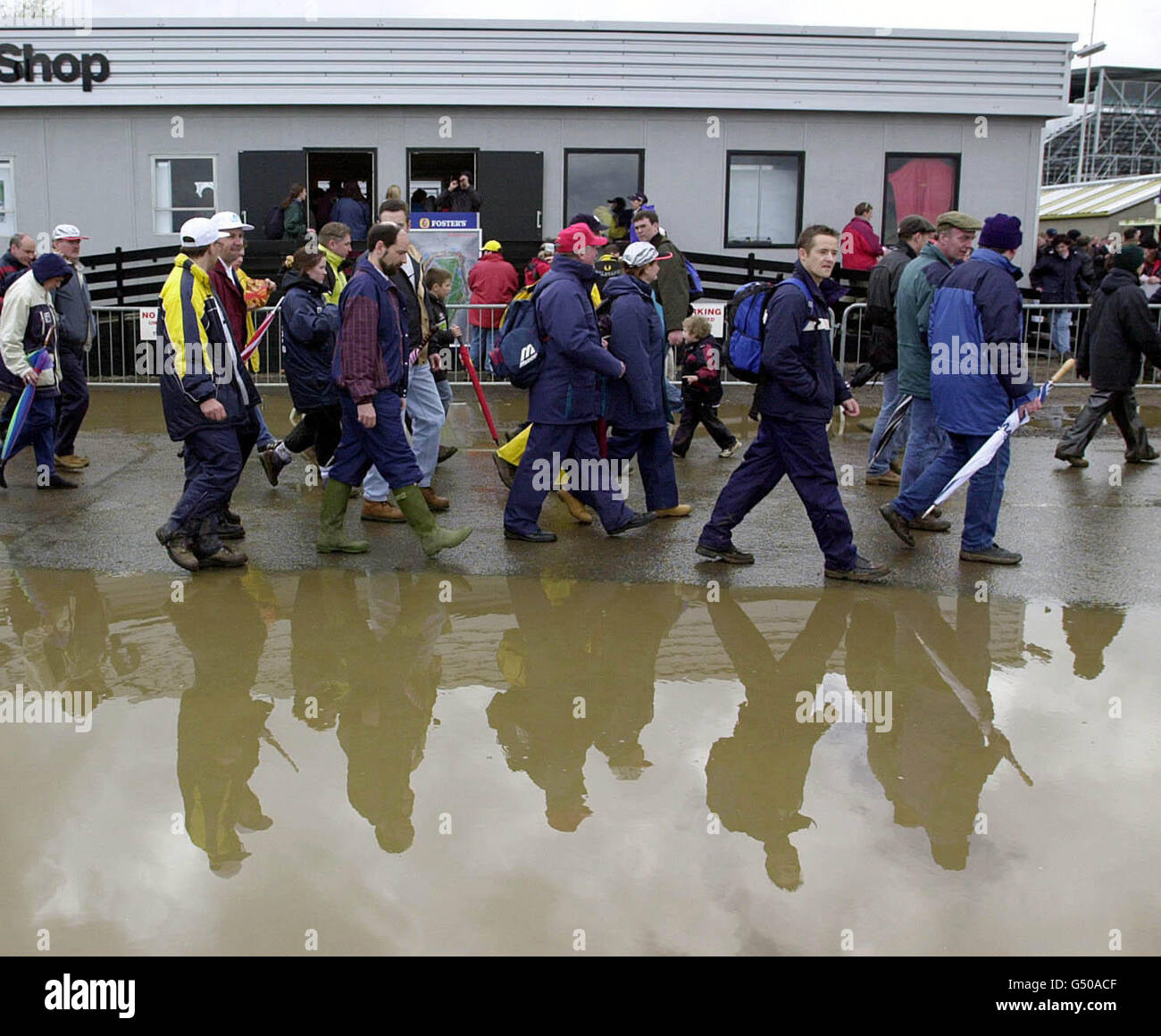 Silverstone-Wasser Stockfoto