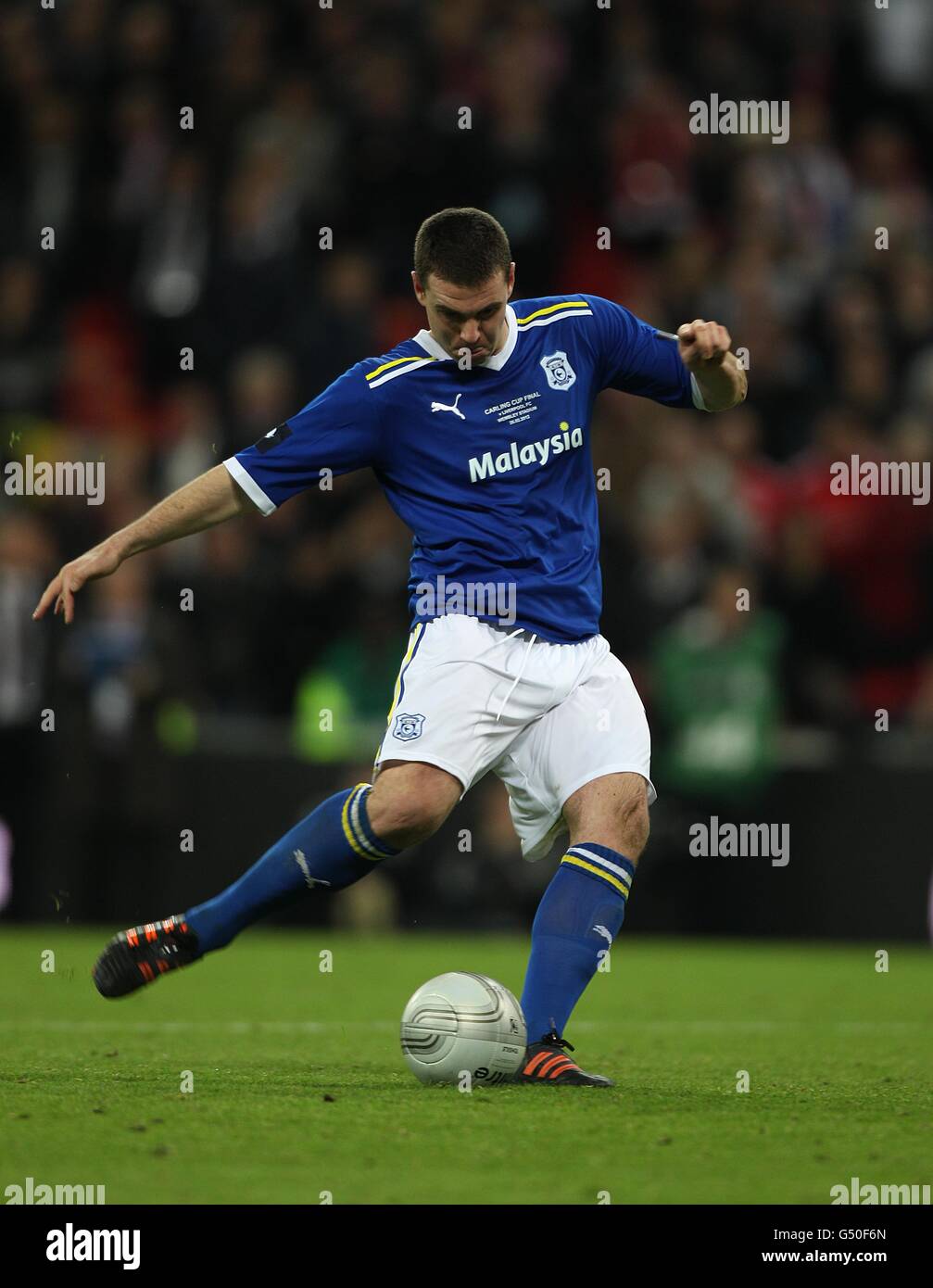 Fußball - Carling Cup - Finale - Cardiff City V Liverpool - Wembley-Stadion Stockfoto