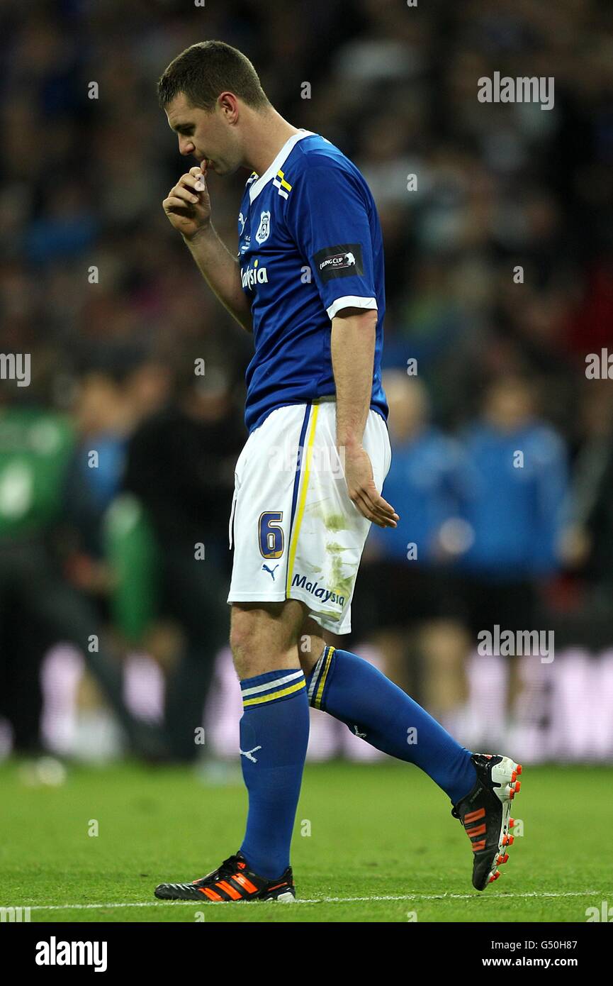 Fußball - Carling Cup - Finale - Cardiff City V Liverpool - Wembley-Stadion Stockfoto