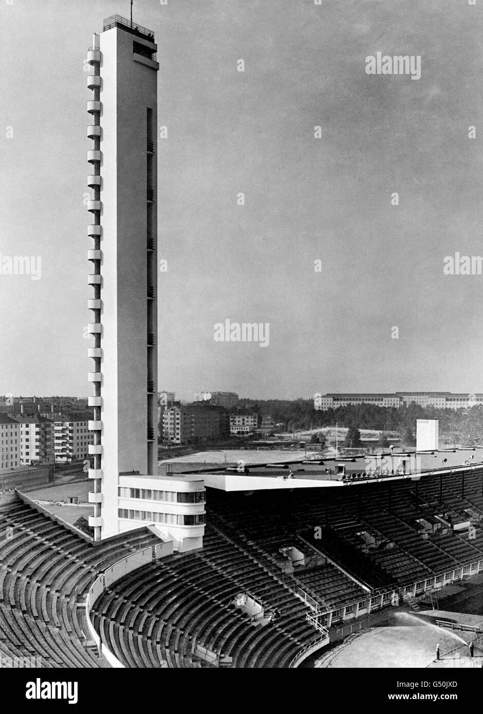 Leichtathletik - Olympiade in Helsinki 1952 Stockfoto