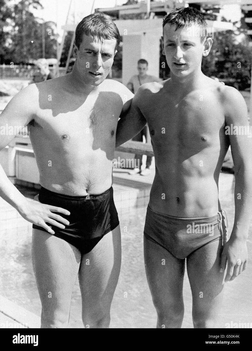 Schwimmen Helsinki Olympische Spiele 1952 Frauen 200 M Brustschwimmen Finale Stockfotografie Alamy