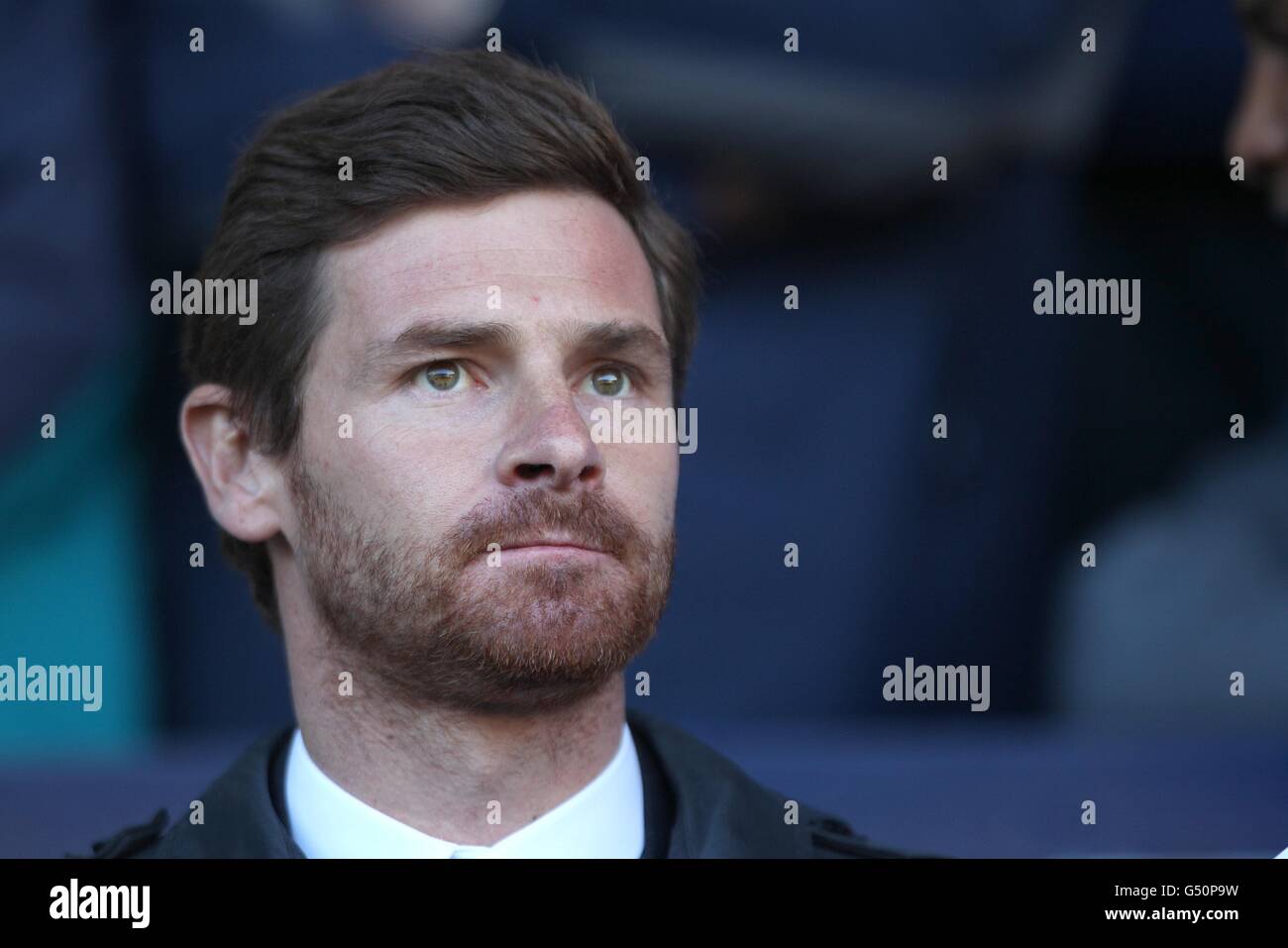 Fußball - Barclays Premier League - West Bromwich Albion gegen Chelsea - The Hawthorns. Chelsea-Manager Andre Villas-Boas vor dem Anpfiff Stockfoto