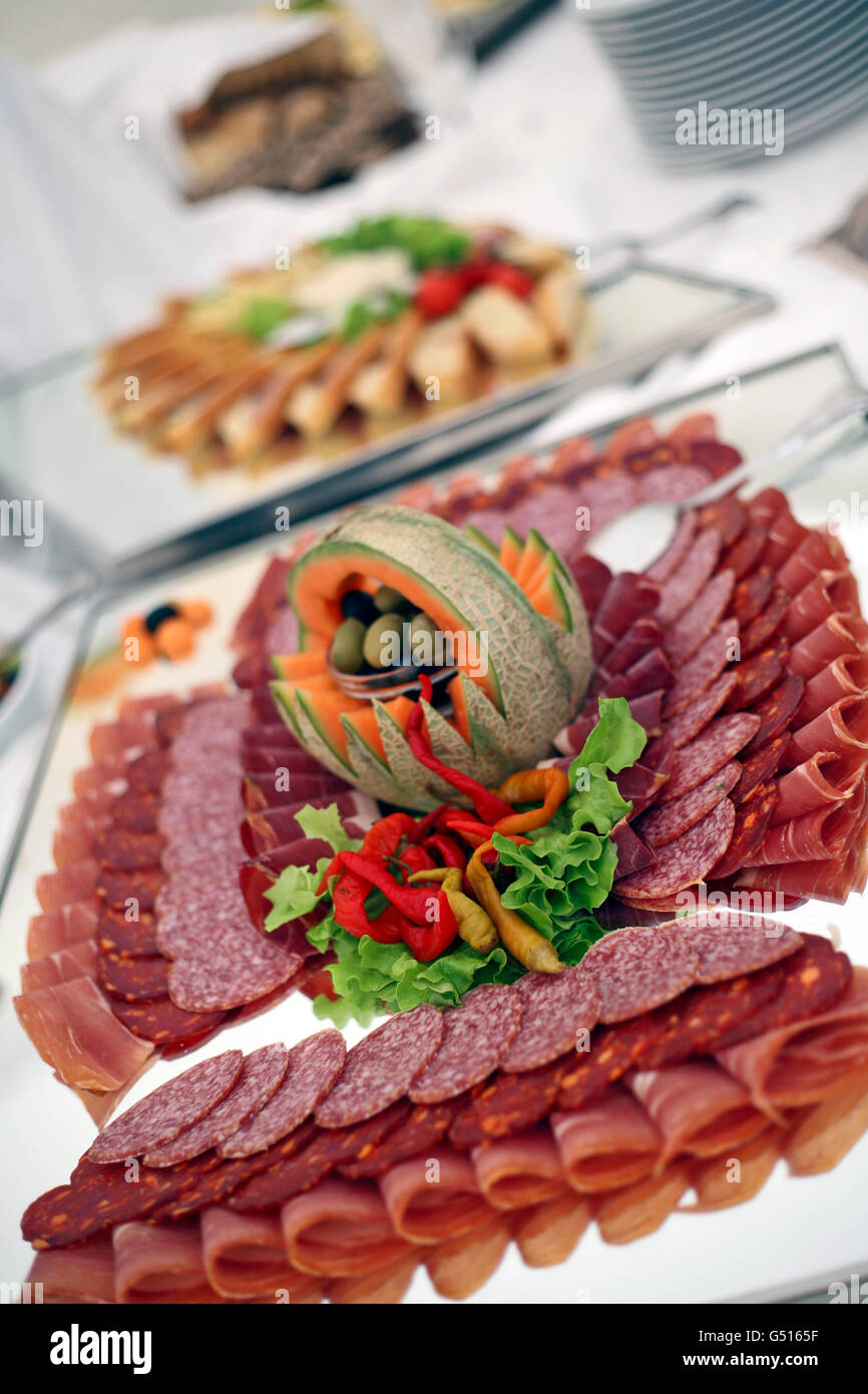 Catering Stockfoto