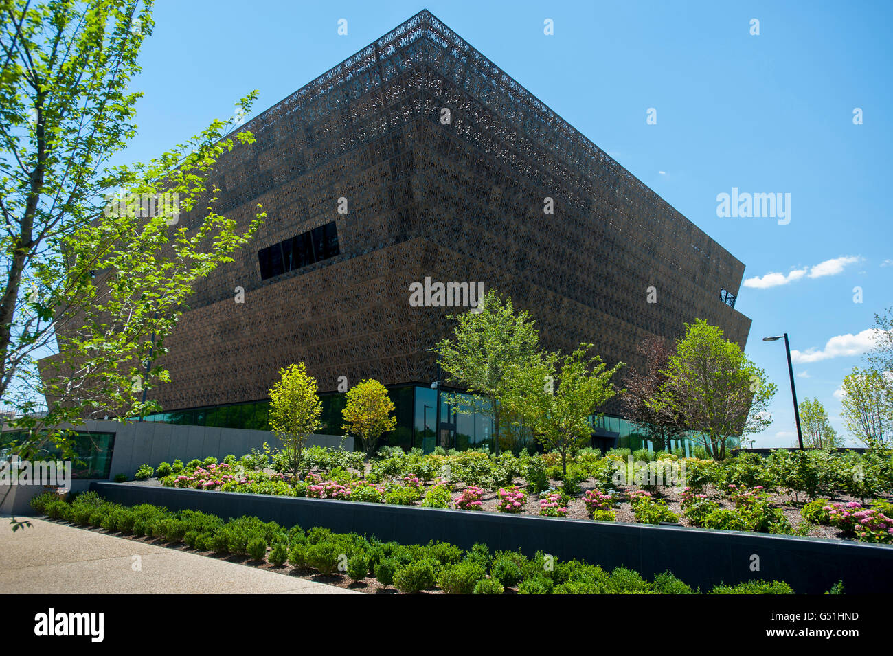 USA Washington DC das National Museum of African American History und Kultur (NMAAHC) ist ein Museum, Smithsonian Institution Stockfoto