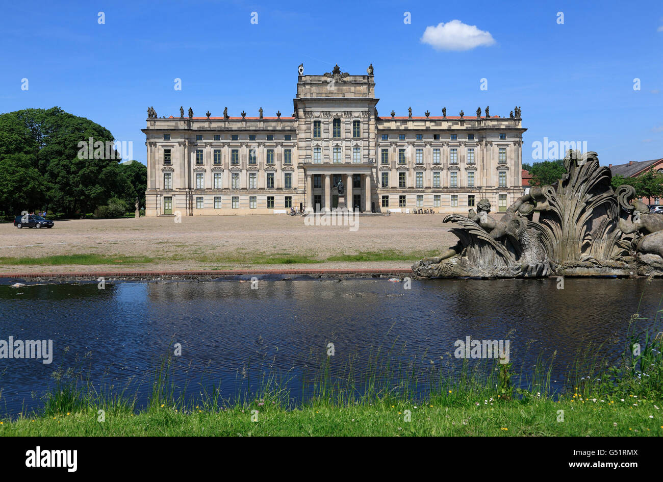 Ludwigslust Burg, Mecklenburg Western Pomerania, Deutschland, Europa Stockfoto