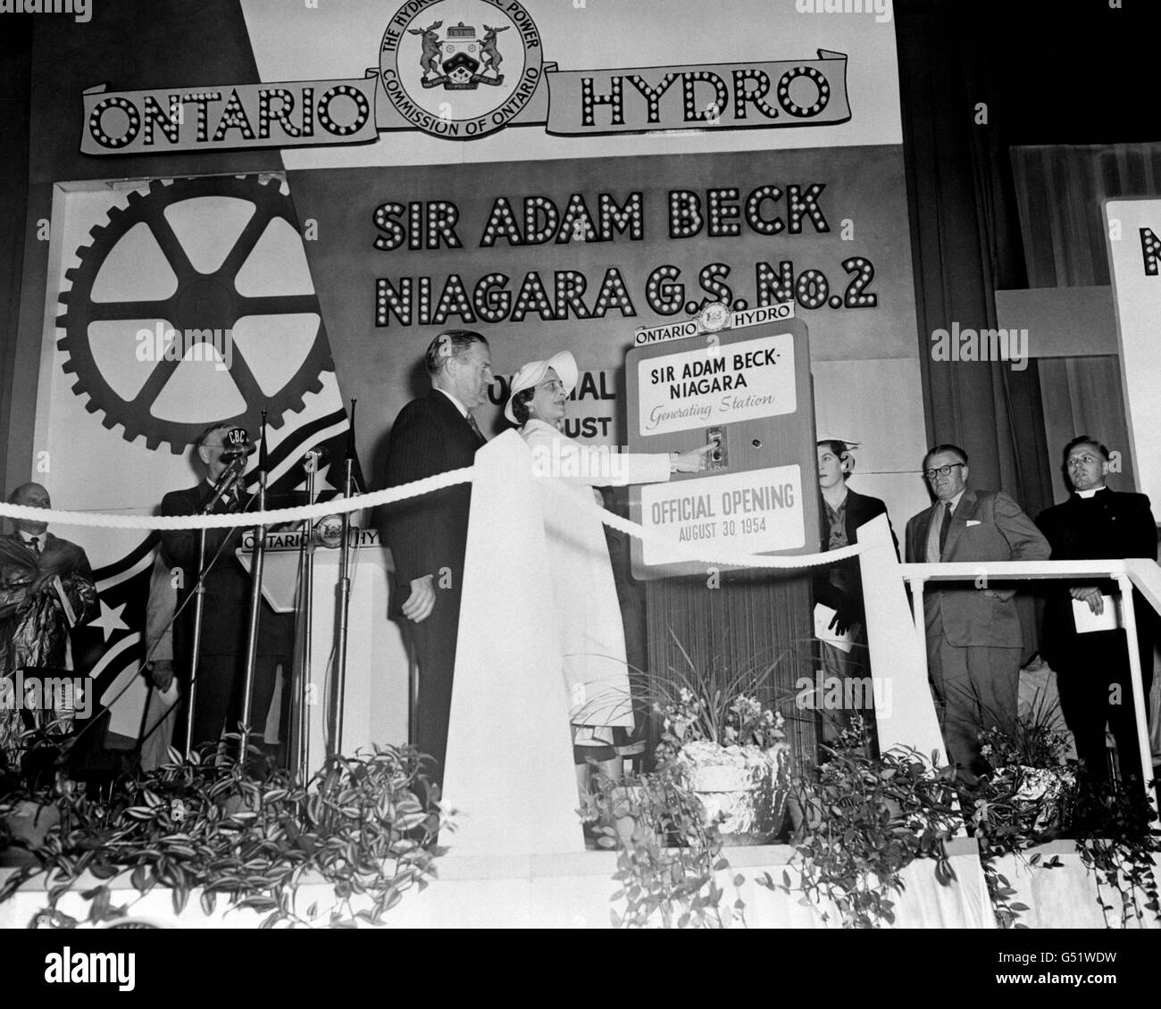 Royalty - Herzogin von Kent - Tour durch Kanada - Niagara Falls Stockfoto