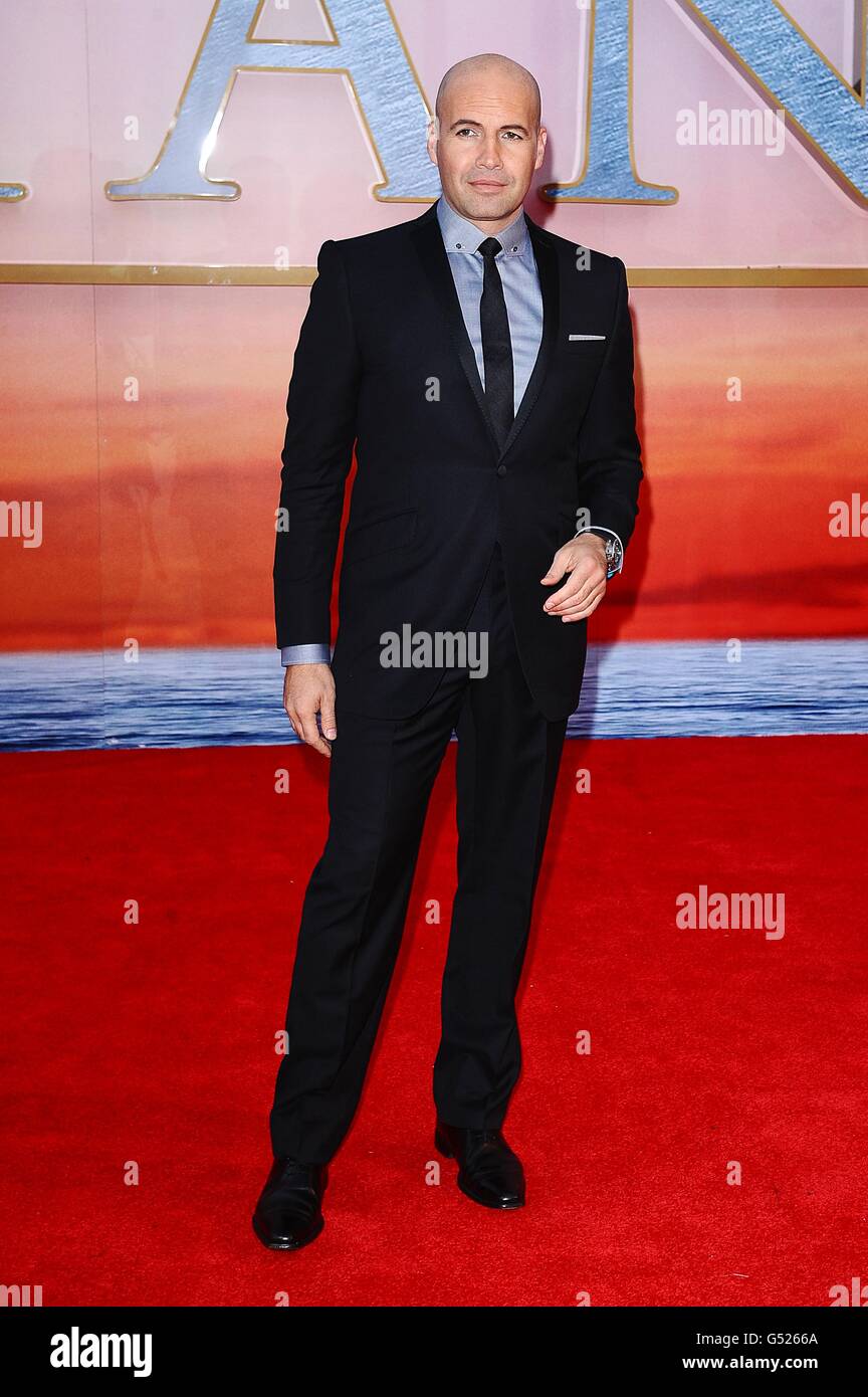 Billy Zane kommt zur Weltpremiere von Titanic 3D in der Royal Albert Hall, Prince Consort Rd, London. Stockfoto