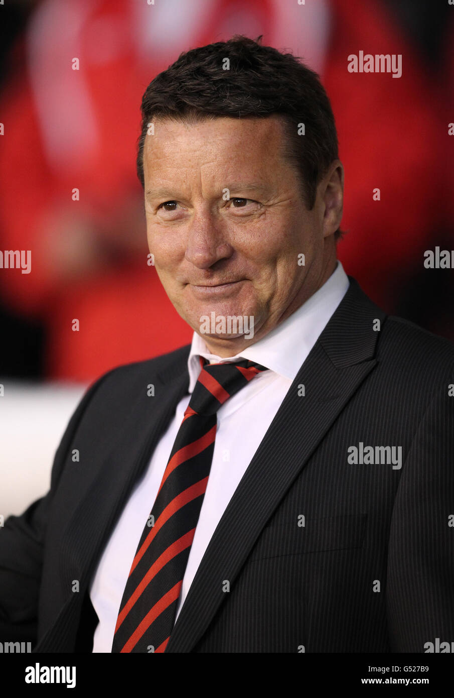 Soccer - npower Football League One - Sheffield United / Chesterfield - Bramall Lane. Der Manager von Sheffield United, Danny Wilson Stockfoto