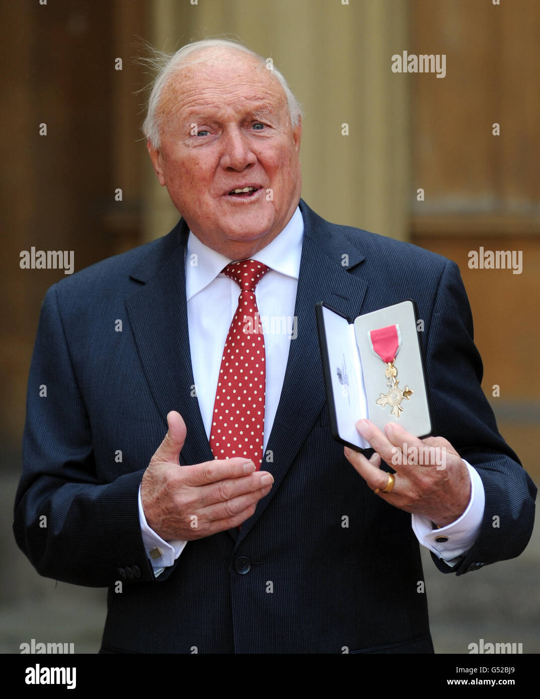 Investitur von Buckingham Palace Stockfoto