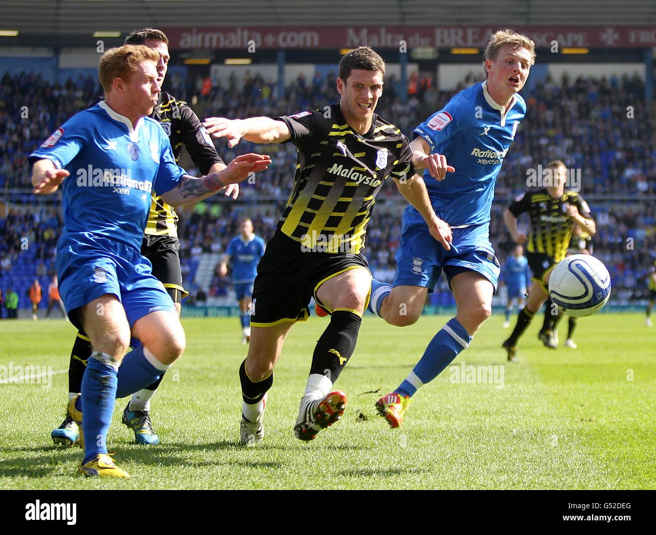 Fußball - Npower Football League Championship - Birmingham City gegen Cardiff City - St Andrews Stockfoto