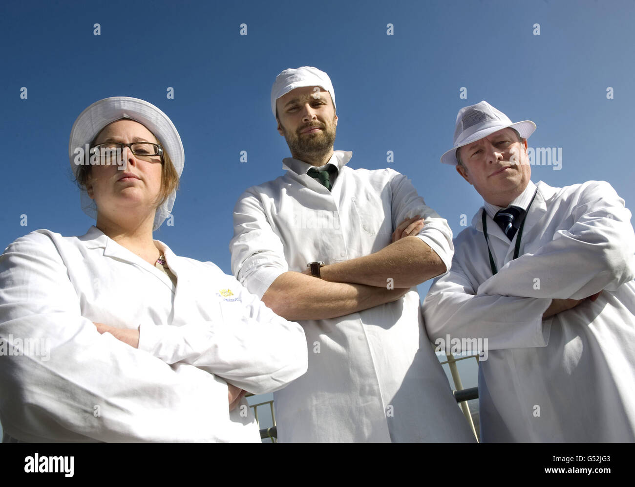 Sichere Lebensmittel Kampagne zu spielen Stockfoto