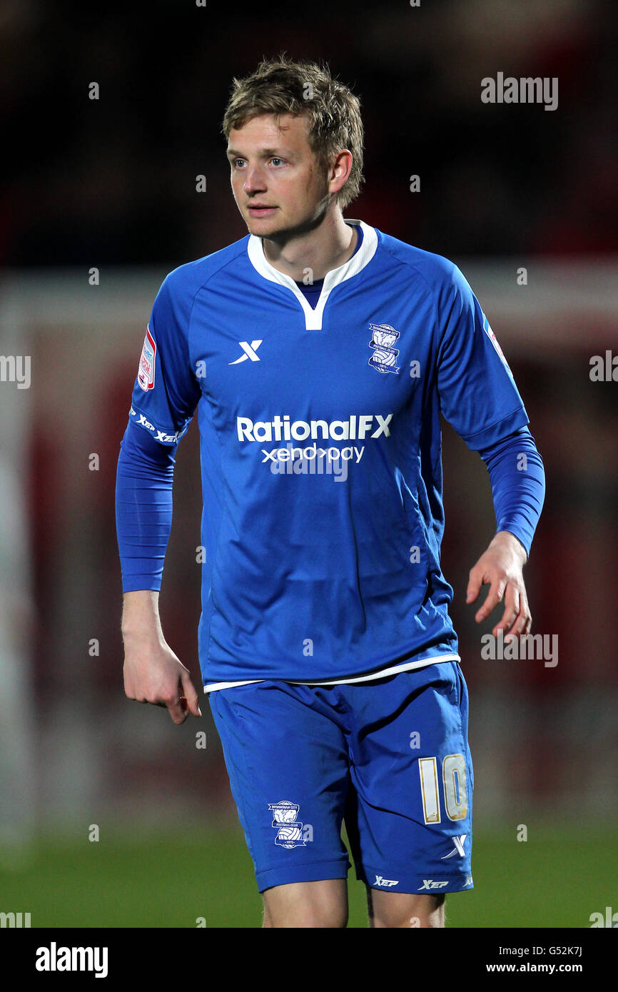 Fußball - npower Football League Championship - Doncaster Rovers gegen Birmingham City - Keepmoat Stadium. Erik Huseklepp, Birmingham City Stockfoto