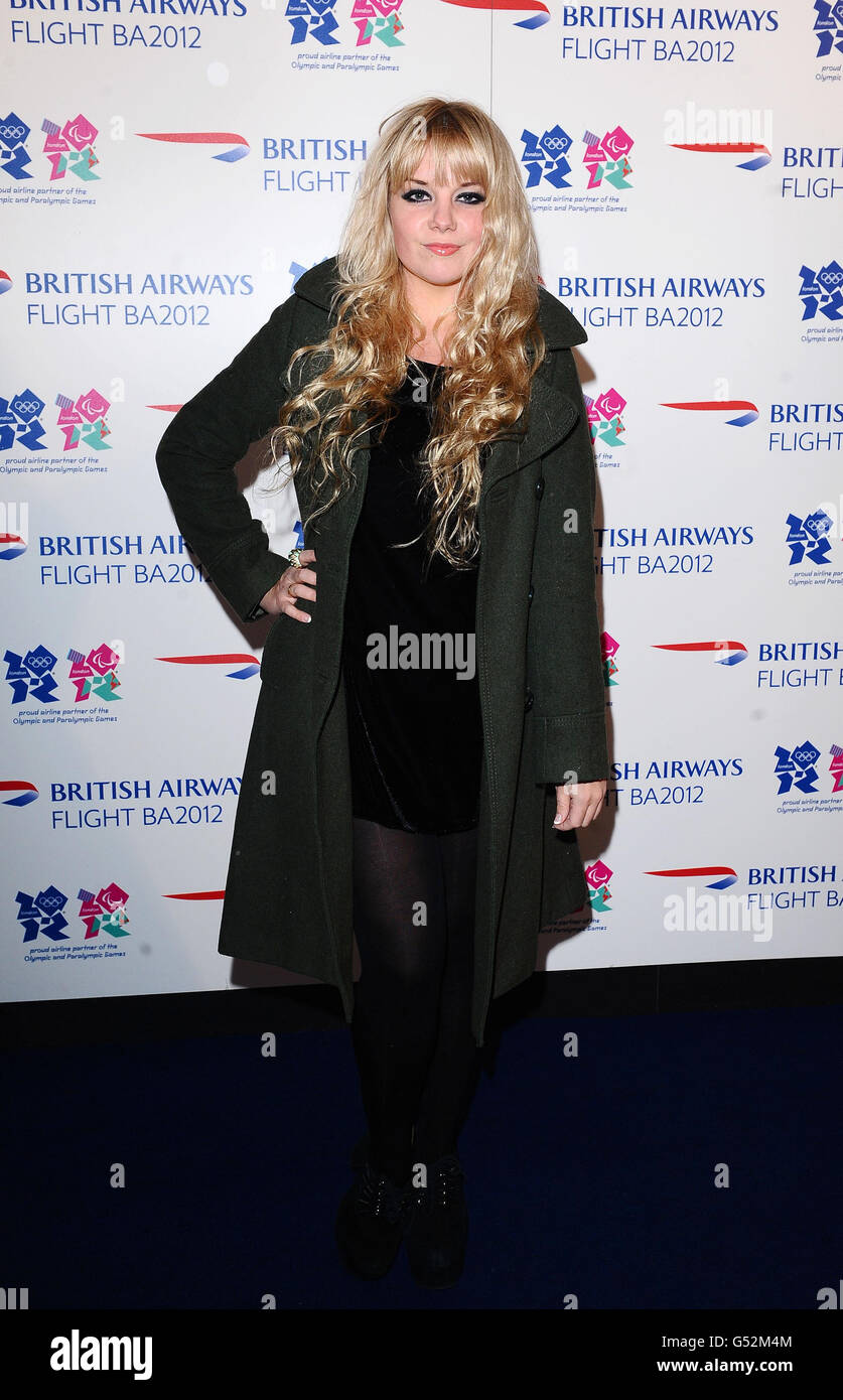 Flug BA2012 Start - London Stockfoto