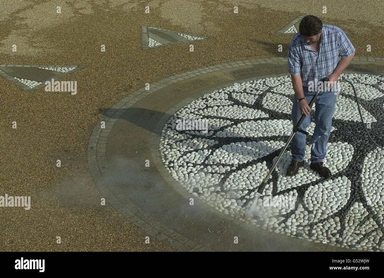 Reformer Baum Skulptur Stockfoto