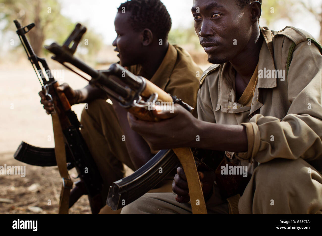 Süd-Sudan-Krise Stockfoto