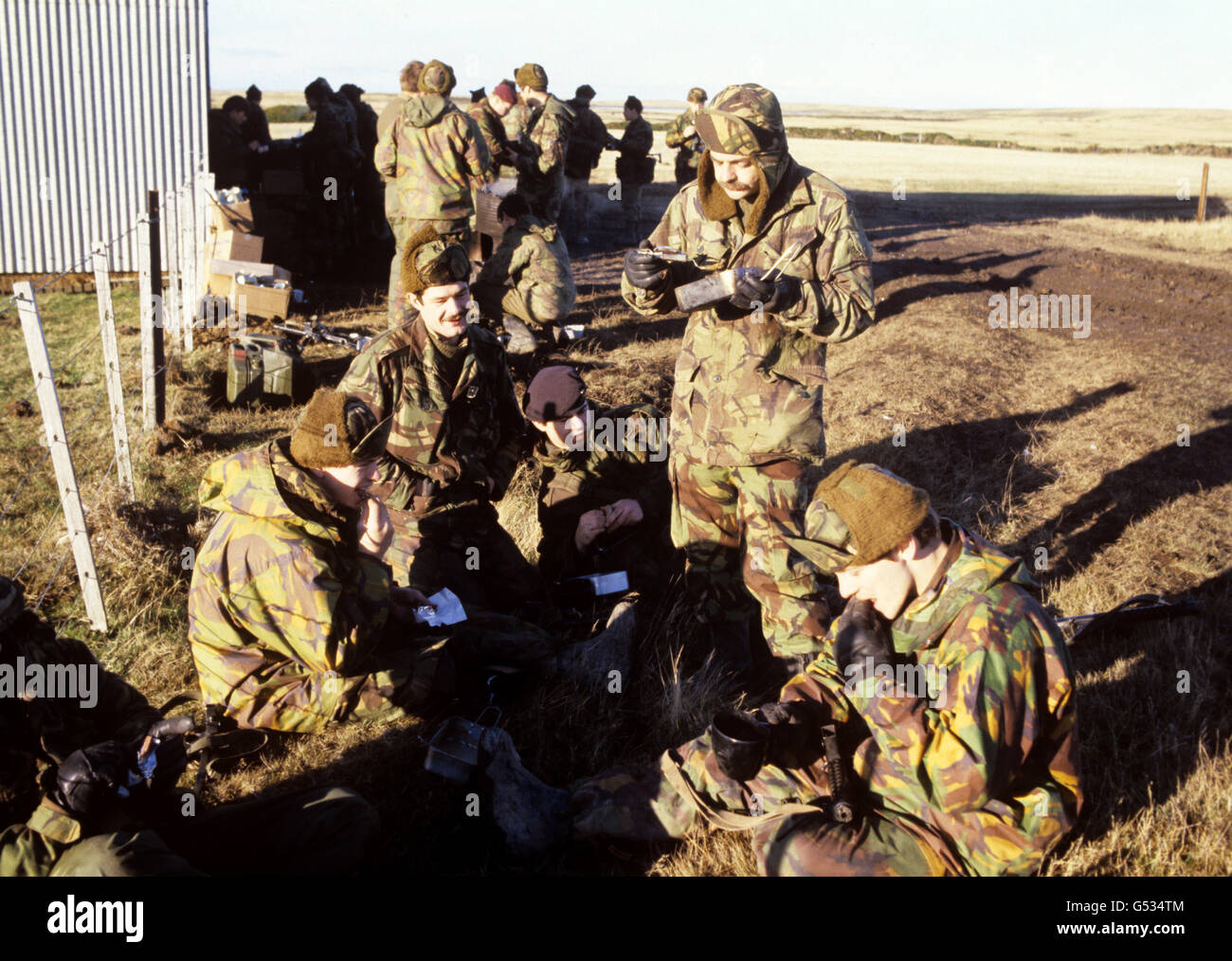 WELSH GUARDS 1982 Stockfoto