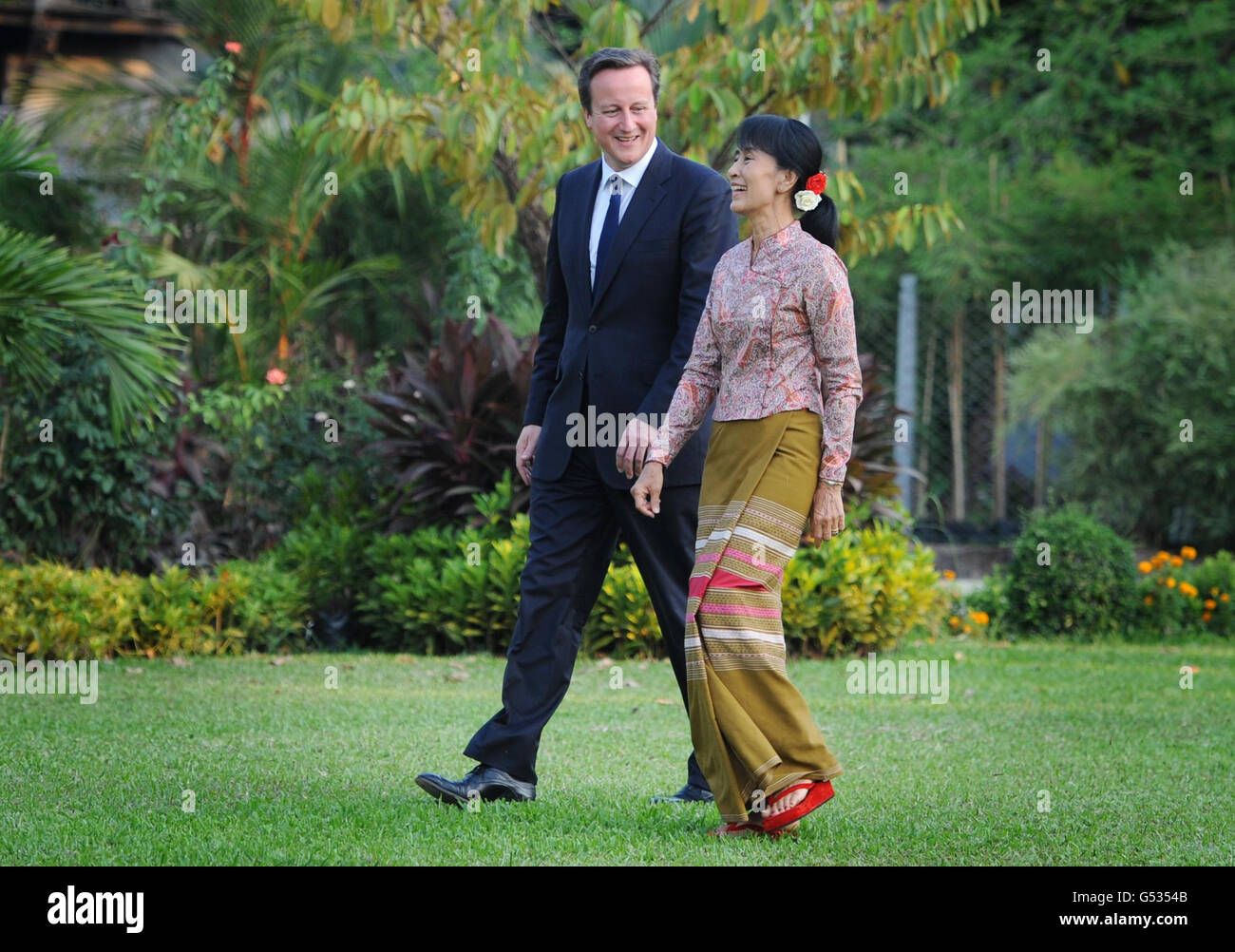 David Cameron Besuch in Japan und Süd-Ost-Asien - Tag vier Stockfoto